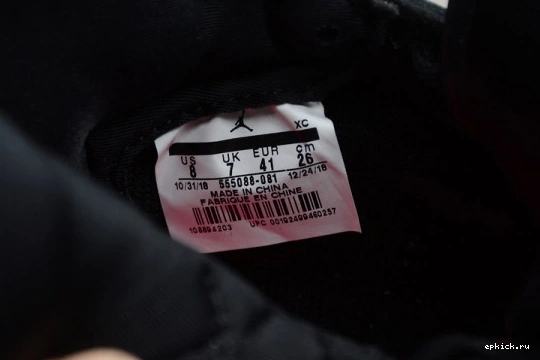 Cheap EP 1 TINT CRIMSON JORDAN HIGH RETRO BLACK AIR 555088-081 555088-081 0314